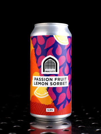 Vault City  Passion Fruit Lemon Sorbet  Sour Passion Citron (Sour Scale 4)  5,9% - Quaff Webshop