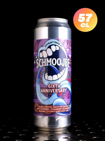 Imprint Beer Co  Schmoojee 6ixth Anniversary  Smoothie Sour Berries Banana Coco Birthday Cake  6,5% - Quaff Webshop