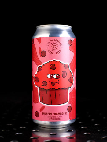 Les Intenables  Muffin Framboise  Pastry Sour Framboise  6,7% - Quaff Webshop