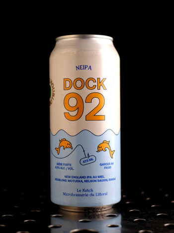 Le Ketch  Dock 92  Motueka, Nelson Sauvin & Rakau  NEIPA au Miel  6,5% - Quaff Webshop