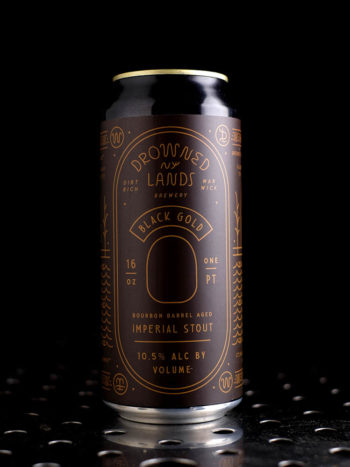 The Drowned Lands  Black Gold 4th Anniversary  Imperial Stout Vanille BA Bourbon  10,5% - Quaff Webshop