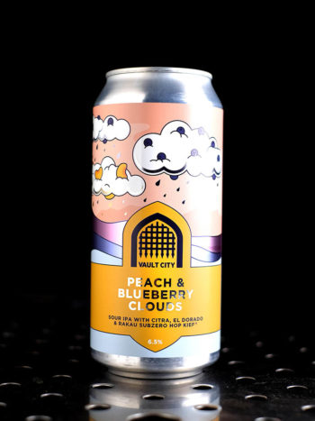 Vault City  Peach And Blueberry Clouds  Sour IPA Myrtille Pêche Vanille  6,5% - Quaff Webshop