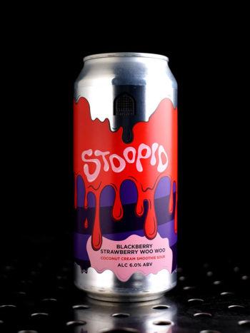 Vault City  Stoopid  Blackberry Strawberry Woo Woo  Smoothie Sour Fraise Mûre Banane Coco  6% - Quaff Webshop