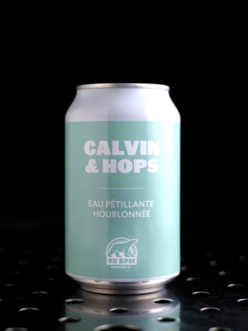 90 BPM  Calvin & Hops  Eau pétillante houblonnée  0,0% - Quaff Webshop